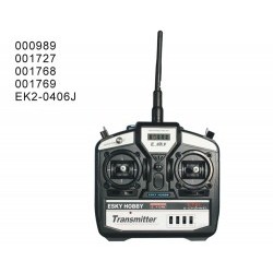 2.4 Ghz Transmitter 6CH mode2 - SKY000989