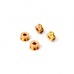 4x 6 EDGE BRASS AXLE BUSHINGS - SRCRM0502