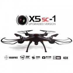Quadcopter with HD Camera and with Headless mode in 2.4Ghz - SYMX5SC