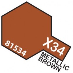 MINI 10ml X-34 Metallic Brown  - TAM81534
