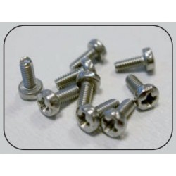 cross head metric screws 2x8 mm (10 pcs.) - THUSC003X