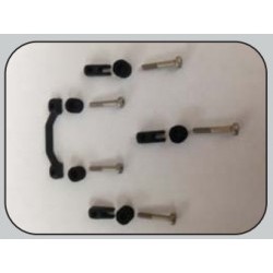 complete suspension kit (4 pods, 5 sponge/foam washers, 5 torx screws 1.8 x 12mm) - THUSUSK004