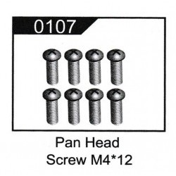 Pan head screw M4*12 - WLT12428-0107