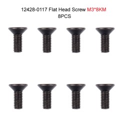 Flat head screw M3*8 - WLT12428-0117