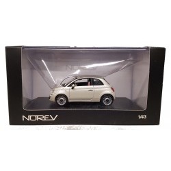AUTO 1/43 FIAT NUOVA 500 BIANCA METALLIZZATA - XXXNOR770025