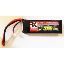 Batteria Li-Po 7,4V. 5000mAh 30C dean plug - YTO1044121PH2S