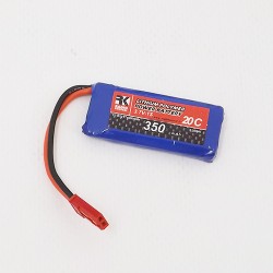 Batteria Lipo 3,7V. 350mAh 20C + cavo T6229 - YTO701740HHHH