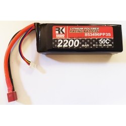 Batteria Li-Po 11,1V. 2200mAh 50C dean plug - YTO853496PP3S