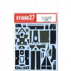 1/20 McLaren MP4/2 1984 Carbon decal (for AOS)