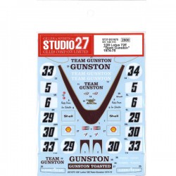 1/20 Lotus 72D "Team Gunston" 1974-75