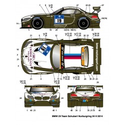 1/24 BMW Z4 "Schubert" Nur24H 2014