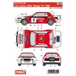 1/24 Toyota Celica TA64 "Belga" #1 1985