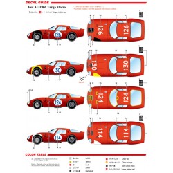 1/43 TZ2 ver.A 1966 Targa Florio #126/#130/#114/#124