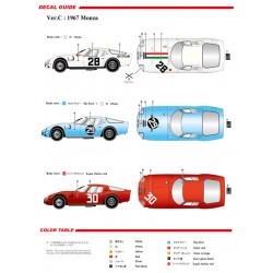 1/43 TZ2 ver.C TZ2 1967 Monza #28/#29/#30