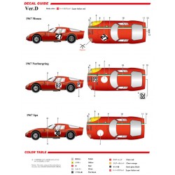1/43 TZ2 ver.D 1967 Nurburgring #82 / 1967 Spa #30 / 1967 Monza #27