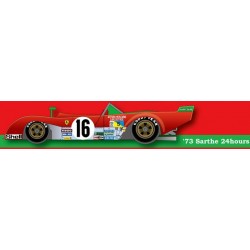 1/43 Ferrari 312PB Ver.B 1973 Rd.8 Sarthe 24hours #15 J.Ickx / B.Redman #16 A.Merzario / C.Pace #17 T.Schenken / C.Reutemann