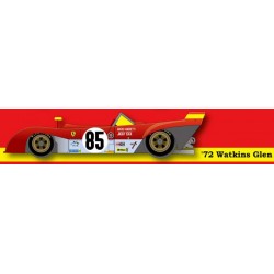1/43 Ferrari 312PB Ver.C 1972 Rd.11 Watkins Glen #85 M.Andretti / J.Ickx #86 R.Peterson / T.SCHENKEN #87 B.Redman / A.MerzarioF1 1967 Ver.C 1972 Watkins Glen