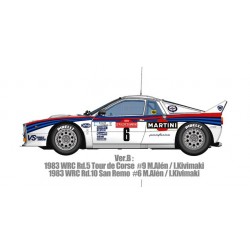 1/12 Lancia 037 Ver.B 1983 WRC Rd.5 Tour de Corse #9 AlÃÂ¯ÃÂ¾ÃÅ½n/Kivimaki - 1983 WRC Rd.10 San Remo #6 AlÃÂ¯ÃÂ¾ÃÅ½n/Kivimaki