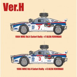 1/12 Lancia 037 Ver.H : Martini Racing 1984 WRC Rd.4 Safari Rally n.7 Alen/Kivimaki - Martini Racing 1986 WRC Rd.4 Safari Rally n.3 Alen/Kivimaki