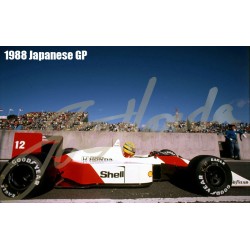 1/43 McLaren MP4/4 Ver.C 1988 Rd.9 German GP / Rd.11 Belgian GP/ Rd.12 Italian GP #12 Ayrton Senna - 1988 Rd.14 Spanish GP #12 Ayrton Senna - 1988 Rd.10 Hungarian GP / Rd.13 Portugal GP / Rd.15 Japanese GP #12 Ayrton Senna