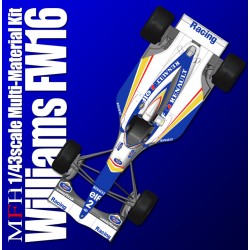 1/43 Williams FW16 Ver.A : 1994 Rd.1 Brazilian GP #2 Ayrton Senna / #0 Damon Hill
