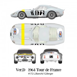 1/12 Ferrari 250GTO Ver.D 1964 Tour de France #172 L.Bianchi / G.Berger