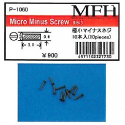 Micro minus screw 0,6-3 (10 pcs)