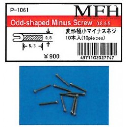Odd-shaped minus screw 0,8-5,5 (10 pcs)