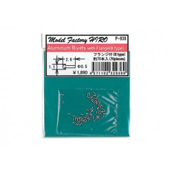 Aluminum Rivets with flange 70 pcs