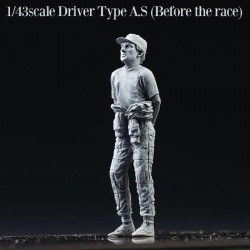 1/43 driver type A.S. (before the race)