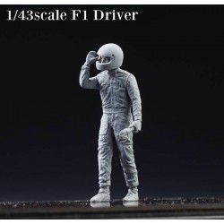 1/43 F1 driver with helmet