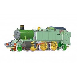 BR, Class 61xx 'Large Prairie', 2-6-2T, 6145 - Era 4 - HORR3723X