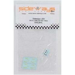 Decal Lambo logo and logo tires - SIDSWLBH-L